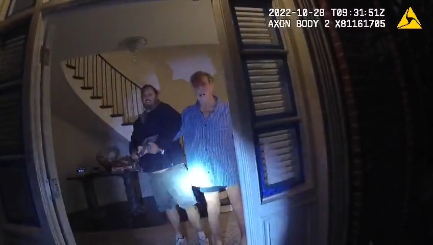 BREAKING: Dramatic and disturbing footage of Paul Pelosi assault released.