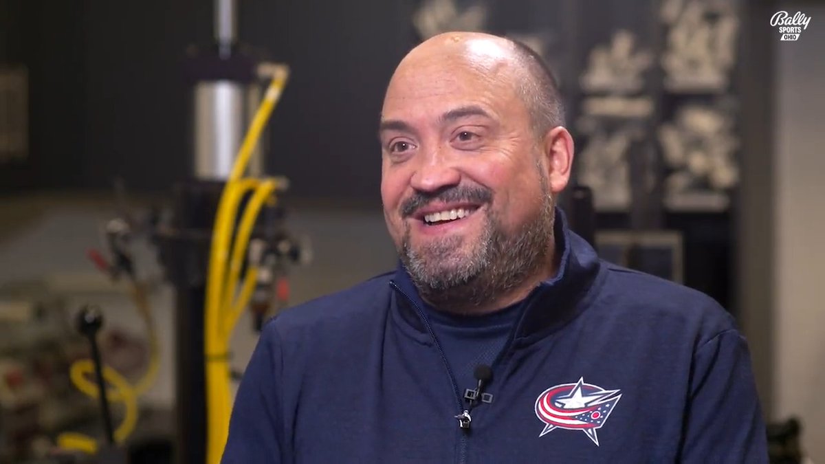 Here's to 2,000 games! As he reaches a major career milestone, Columbus Blue Jackets equipment manager Jamie Healy is grateful to everyone who's helped him get this far. #CBJ | Dave Maetzold