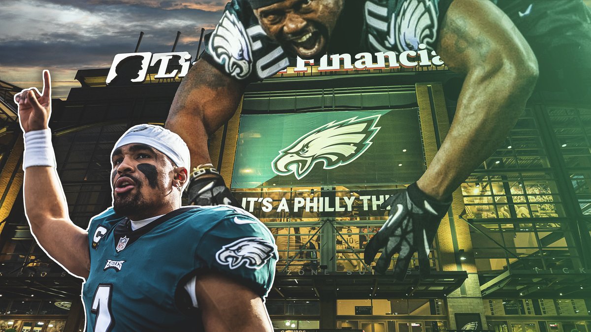 Get those brick walls ready #ItsAPhillyThing | #FlyEaglesFly