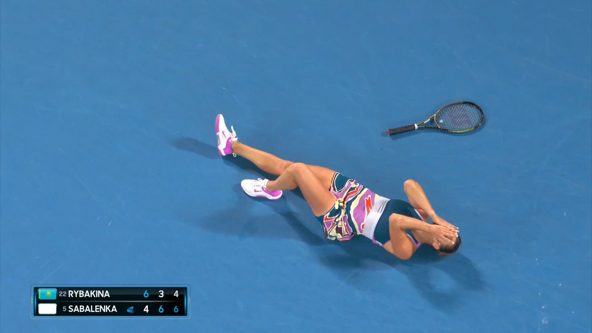 Your #AO2023 women’s singles champion, Sabalenka Aryna 🙌 Wide World of Sports • ESPN • @eurosport • WOWOWテニス • #AusOpen