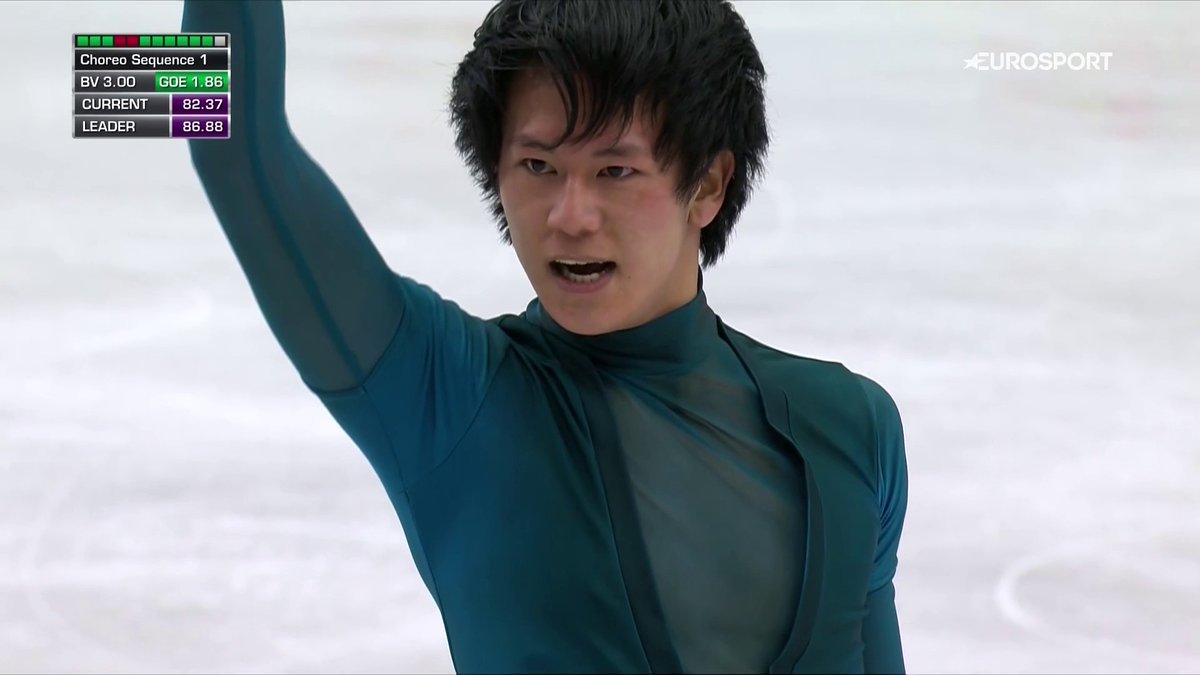 🇫🇷 A 21 ans, Adam Siao Him Fa est devenu, hier, champion d'Europe de patinage artistique à l’issue de cette magnifique prestation ! ❤️