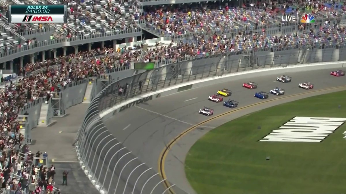 RETWEET if you're watching the Rolex 24 Hours at Daytona International Speedway! 📺 : NBC Entertainment 💻 :