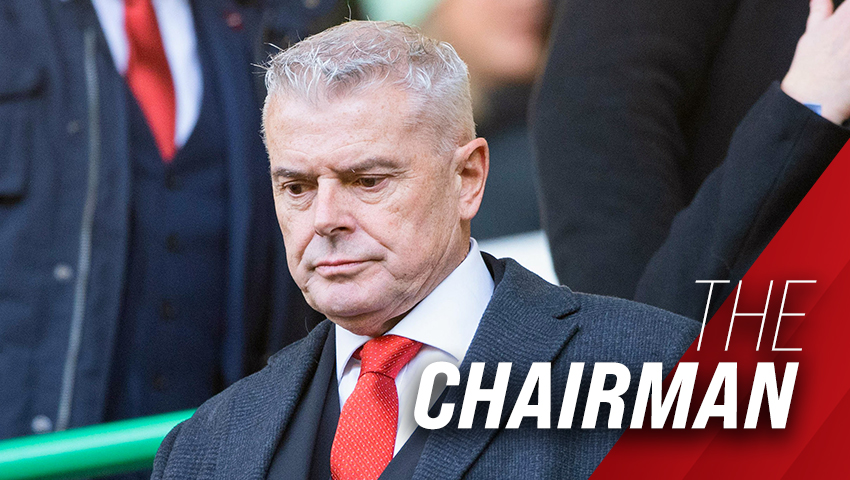The chairman spoke to RedTV at Easter Road after today's events.