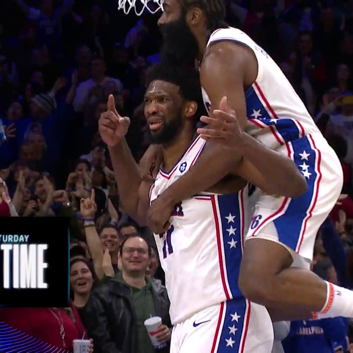 EMBIID ICES THE GAME ON JOKIC 🤷‍♂️