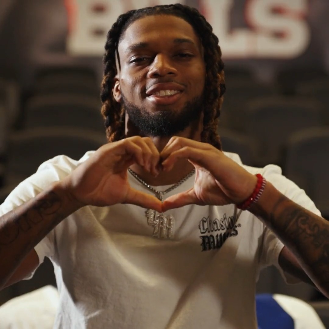 A special message from our guy 𝐃𝐚𝐦𝐚𝐫 𝐇𝐚𝐦𝐥𝐢𝐧. ❤️💙 #LoveForDamar | #ForDamar