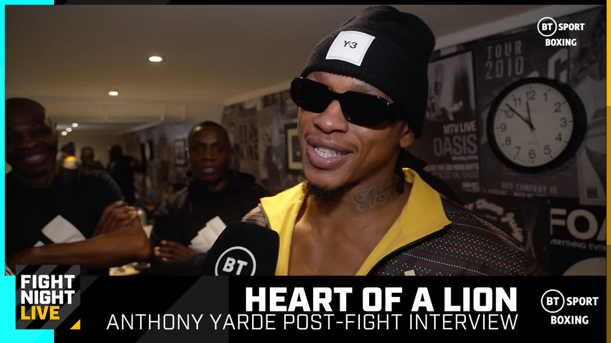 𝙎𝙏𝙄𝙇𝙇 𝙇𝙄𝙊𝙉𝙎 𝙄𝙉 𝙏𝙃𝙀 𝘾𝘼𝙈𝙋 🦁 You're an absolute warrior and inspiration Anthony Yarde 👏 That world title will come 🙏 #BeterbievYarde