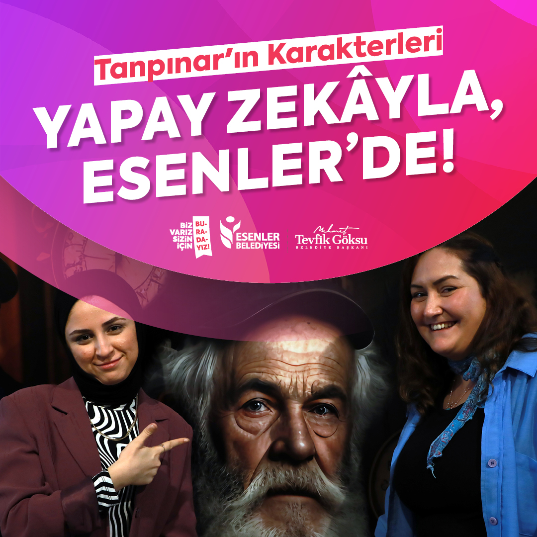 Edebiyat ile teknoloji bir araya geldi ortaya muhteşem bir sergi çıktı. Merhum edebiyatçı Ahmet Hamdi Tanpınar’ın “Saatleri Ayarlama Enstitüsü" kitabının karakterleri, yapay zeka sayesinde “Bir Hayalin Kurgusu” sergisiyle Esenler’de hayat buldu.
