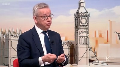 “It’s always important to make sure all the facts are investigated fully” Levelling Up Secretary Michael Gove reacts live to the sacking of Conservative Party Chair Nadhim Zahawi #BBCLauraK