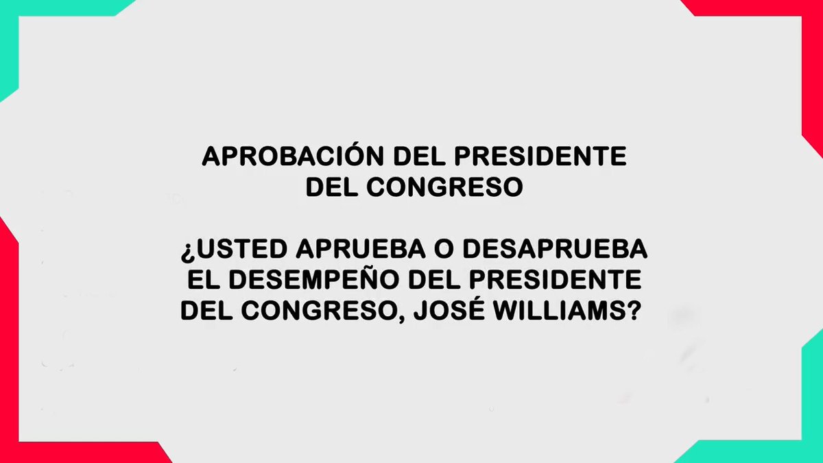 Un 76% de la población desaprueba al presidente del Congreso, José Williams. Solo un 14% lo aprueba. Conoce todos los detalles de la última #EncuestaIEP con nuestro programa #OpinaPerú. →