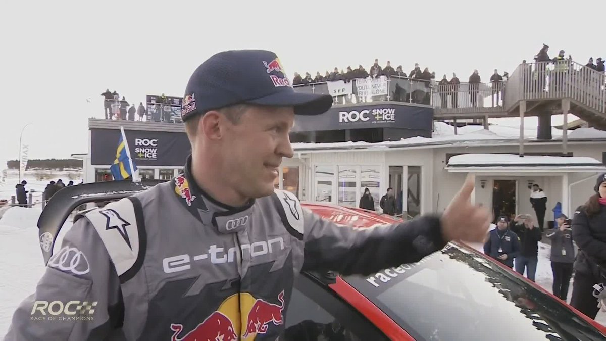 After winning two ROC finals against Michael Schumacher in the past, an emotional Mattias Ekström says facing Mick Schumacher today was extra special. 🙏🙏 #ROCSweden