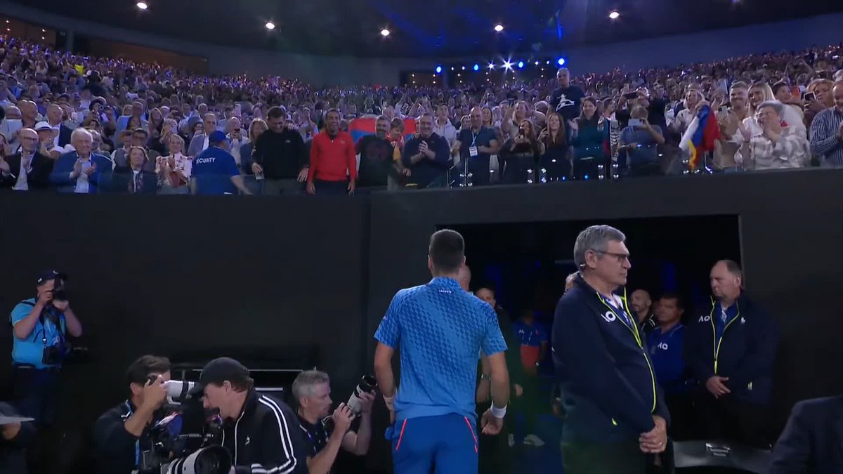 One year after being banned from Australia for refusing to take the worthless covid shot, Novak Djokovic wins the Aussie Open. This is what actual bravery, conviction, &amp; validation looks like. Love it. Novak is the GOAT &amp; he was 100% right on the covid shot.