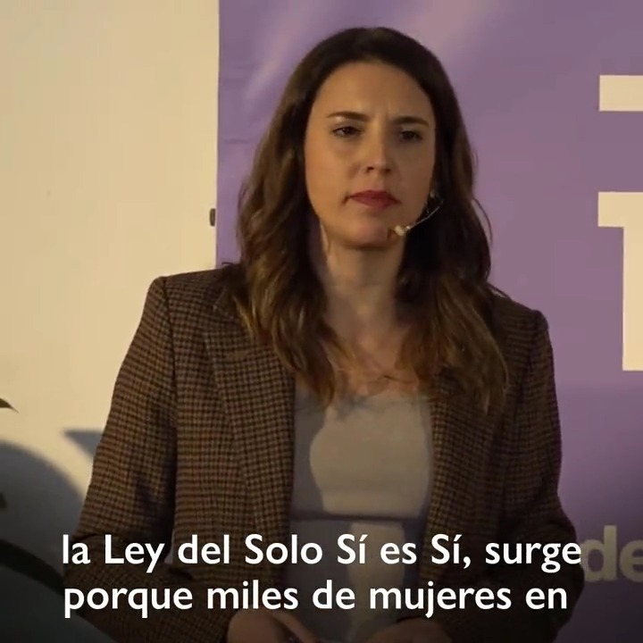 La ofensiva de la derecha contra la Ley del 'Solo Sí es Sí' es contra el feminismo y el Gobierno de coalición. Vamos a proteger el consentimiento.
