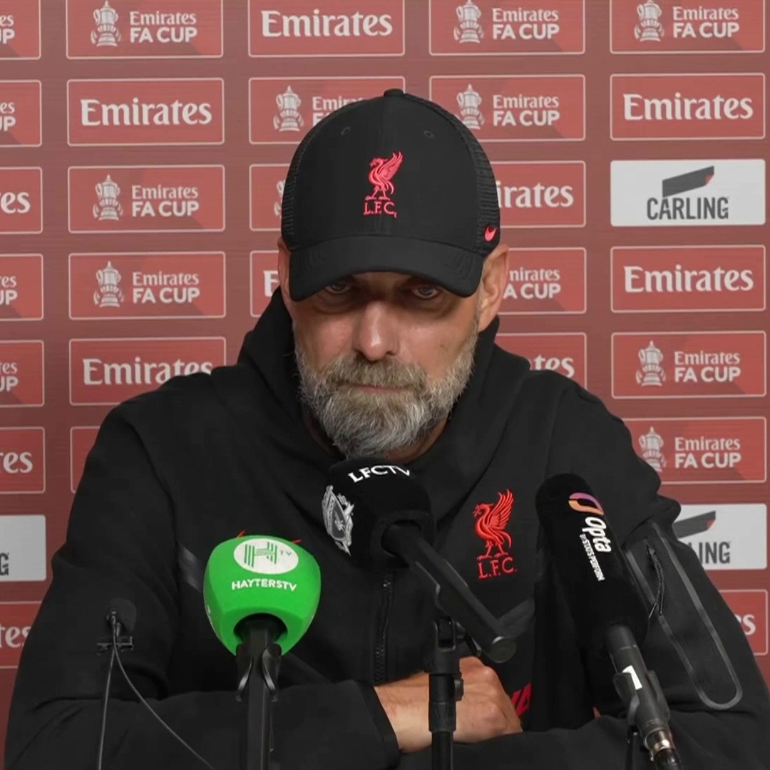 🗣️ "Your assessment is not right" Jurgen Klopp reacts to Liverpool being knocked out of the FA Cup after their 2-1 defeat to Brighton 😬