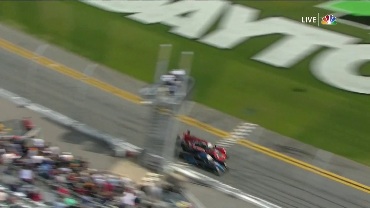 UNREAL! A last-lap pass to WIN the Rolex 24 Hours at Daytona International Speedway right at the finish line in LMP2!