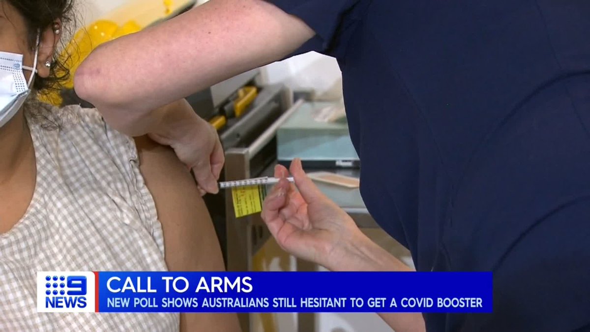 A large amount of Australians are still not getting their COVID-19 booster shot, despite calls from health authorities to roll up our sleeves for a fifth dose. Eddy Meyer explains. #9News
