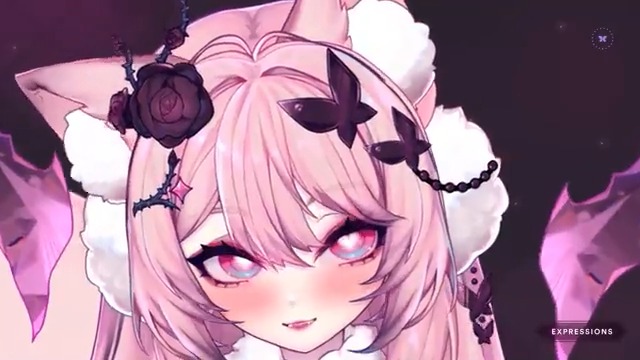 「 Vtuber Showcase 」 Showcase Commission for 𝐘𝐮𝐧𝐢𝐞 🦋💀 🦋 Yuni's model is super expressive and cute~ Editor • Ali 🌻