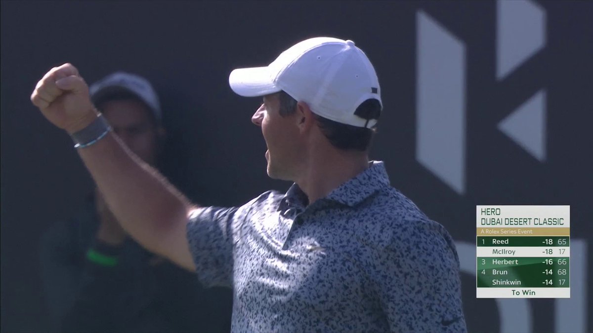 AND HE'S DONE IT!!!! A winning start for Rory McIlroy 🏆