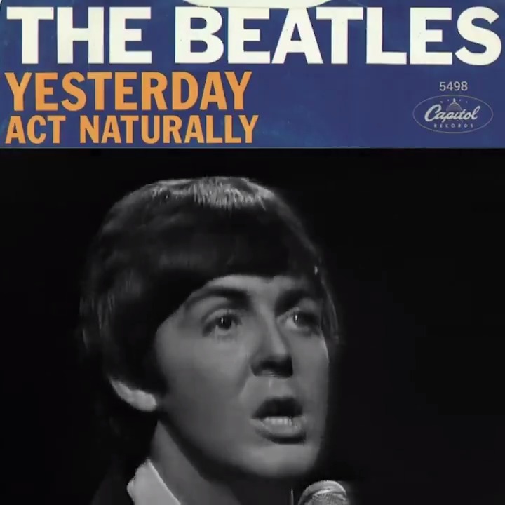 “I wouldn’t have put it out as a solo Paul McCartney record. We never entertained those ideas. In fact, we didn’t release ‘Yesterday’ as a single in England at all, because we were a little embarrassed about it – we were a rock ‘n’ roll band.” - Paul 