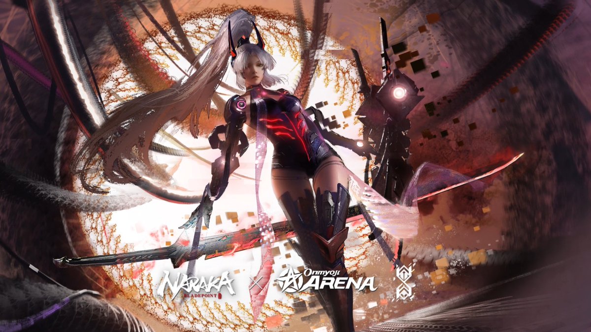 Augmentation complete 🤖. Yoto Hime has been updated to be the perfect killer. Enter the Cyberpunk world with the Onmyoji Arena·Ecliptic Meander outfit available February 2nd. #NARAKABLADEPOINT