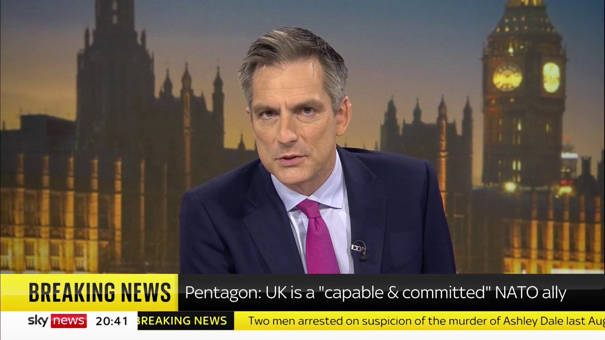 BREAKING: The Pentagon has said the UK is a "capable and committed" NATO ally, which is "second only" to the US in providing military aid to Ukraine. It comes after a US general said Britain's army is no longer seen as a top-level fighting force. Latest: