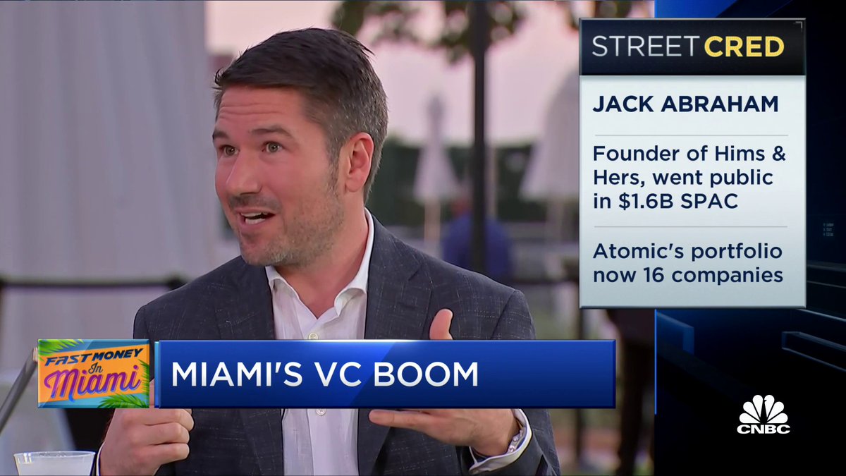 Is Miami the new Silicon Valley? Atomic CEO @JackAbraham thinks so. "It's actually much, much more diverse than I think a lot of people would realize from the outside..."