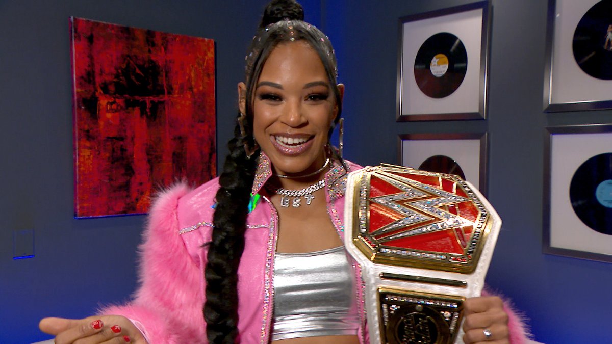 EXCLUSIVE: #WWERaw Women's Champion Bianca Belair is looking forward to #WWEChamber on the Road to #WrestleMania! Who will challenge the EST on the Grandest Stage of Them All?