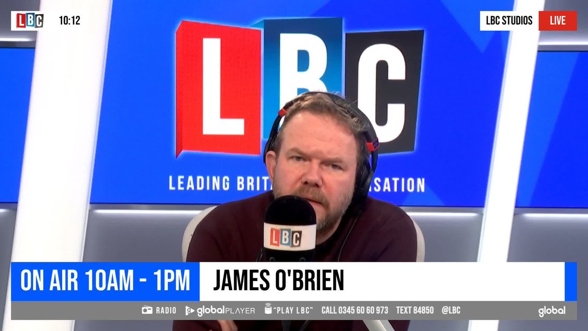 James O'Brien's analogy for the 'heartbreaking' fallout of Brexit: 'We're like a country that has blown off its own feet and is now squabbling over crutches - instead of acknowledging that blowing our feet off was a bloody stupid thing to do!' James O'Brien
