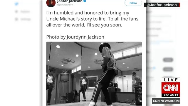 Michael Jackson will be portrayed by his 26-year-old nephew, Jaafar, in a movie biopic about the late pop star
