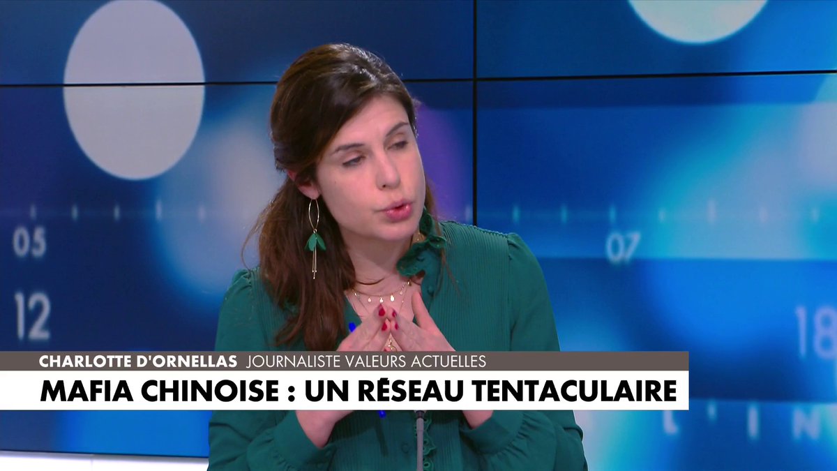 Charlotte d'Ornellas sur la mafia chinoise : «Partout où il y a la diaspora chinoise, la mafia offre des services de blanchiment d’argent», dans #Facealinfo