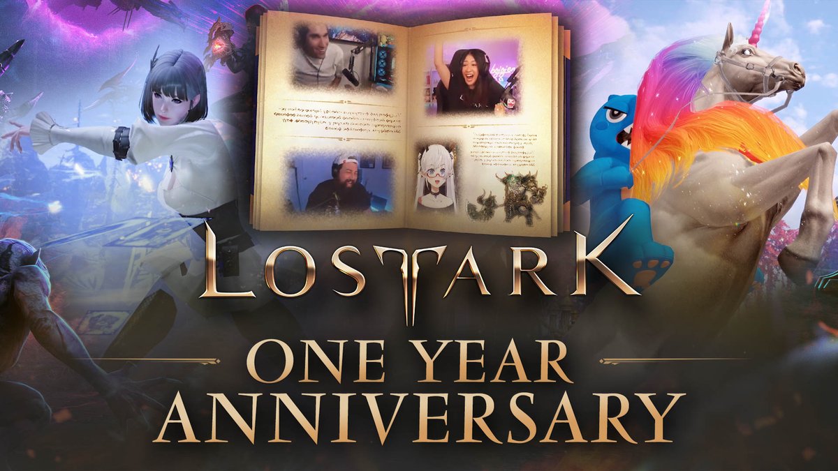 🎉 One year ago your odyssey in Lost Ark began! Take a moment to look back and celebrate all that you've achieved, explored, destroyed, and created!