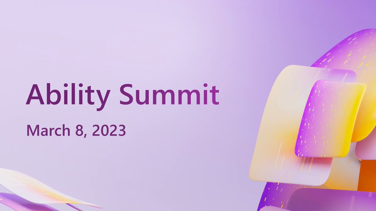 Ability Summit registration is OPEN now! 🎉 Join us on March 8th to learn how accessibility and disability inclusion empowers organizations and communities to achieve more. #AbilitySummit Register now: