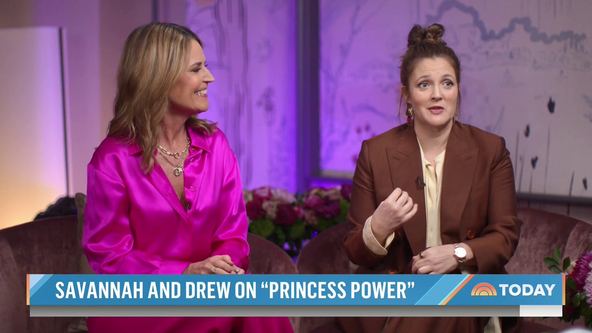 💕 Savannah Guthrie & Drew Barrymore are producers of the new animated series “Princess Power,” based on Savannah’s bestselling book, “Princesses Wear Pants” — and they spoke with Sheinelle Jones all about it. “Princess Power” is streaming on Netflix now.