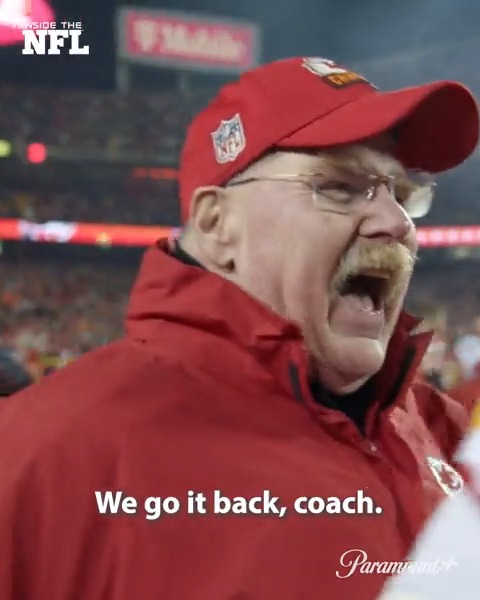 A wholesome moment between Frank Clark and Big Red after the Kansas City Chiefs' win 👏 NFL Films | #Chiefs #ChiefsKingdom
