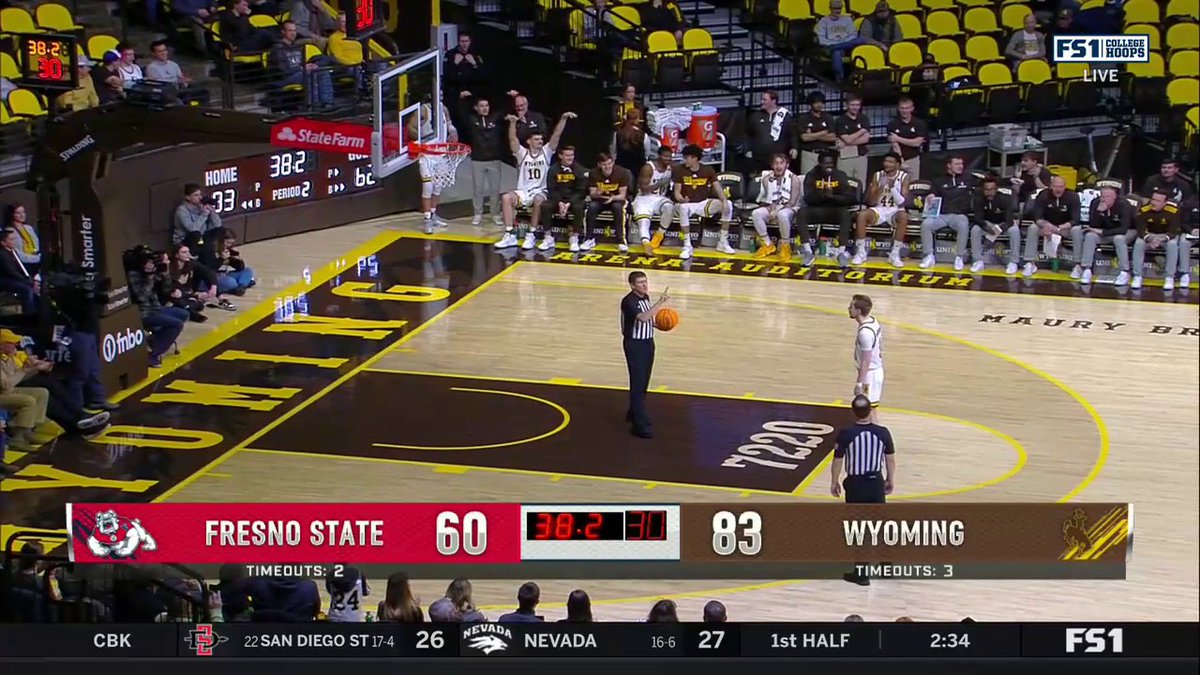 Cort Roberson is money from the line 🥶💰 Cort Roberson x Wyoming Cowboy Basketball
