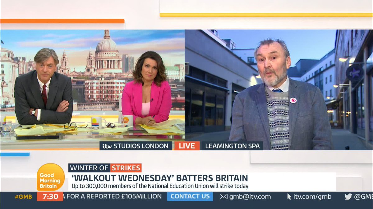 'Did you tell your members not to inform headteachers if they were going on strike today?' National Education Union Joint General Sec Kevin Courtney says parents should've been informed & the NEU told headteachers to plan on the basis of how many NEU members were at the school.