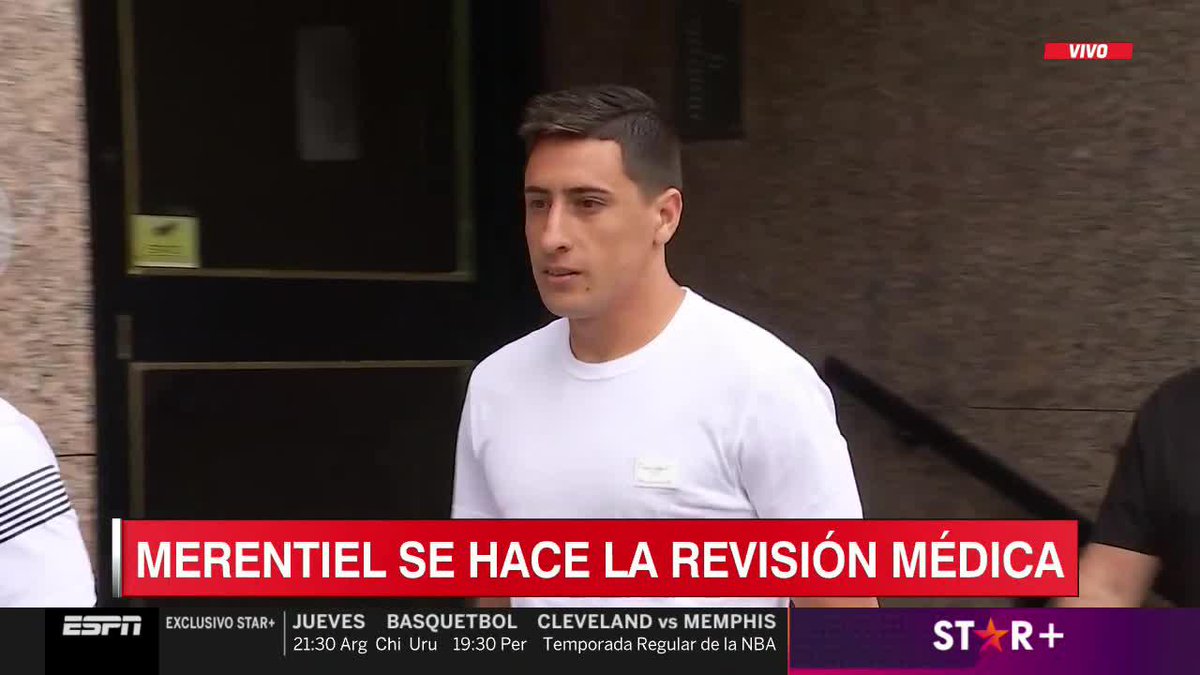 🏥 LLEGÓ “La Bestia” Merentiel a realizarse la revisión médica. Por la tarde lo presentan como nuevo jugador de Boca.