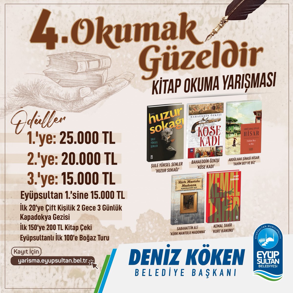 Okumak Güzeldir'in 5 kitaplı muhteşem seti 5 kişiye hediyemiz 📚 👉 Takip et 🤎 Bu tweeti beğen 🔸 İki arkadaşını etiketle Kaybedeni olmayan yarışmamıza kayıt olmayı da unutmayın: