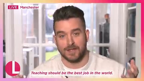 "We're campaigning to get the best possible education for our children" Primary school teacher @ict_mrp explains why he as a parent wants change for our teachers, schools, and as a result, children. #Lorraine #TeacherStrike