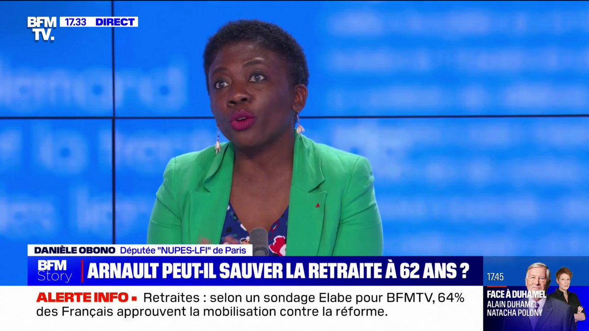 Danièle Obono à propos de Bernard Arnault: "Est-ce qu'on pense qu'il est normal qu'une personne puisse posséder autant que 20 millions d'autres?"