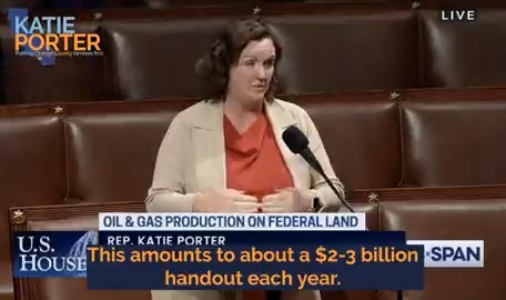 Big Oil has too much influence in Washington. Last week, House Republicans passed legislation to give 10% of our public lands to special interests. I voted against the bill, and wrote an amendment that would have eliminated a special tax break that lets polluters cheat taxpayers.
