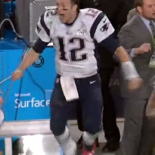 8 years ago today, Malcolm CB Butler's interception at the goal line in Super Bowl XLIX shocked everyone... Including Tom Brady. 😂🙌 (via NFL Films)
