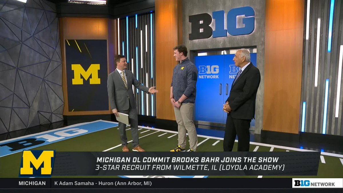Something you didn't know your day needed: That would be this Brooks Bahr story of his mother beating Jim Harbaugh in a ping pong game. ⤵️ Brooks Bahr x Michigan Football