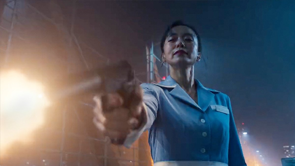 "Killing people is simple compared to raising a kid." Kill Boksoon — from director Byun Sung-hyun (The Merciless and Kingmaker) — premieres March 31.