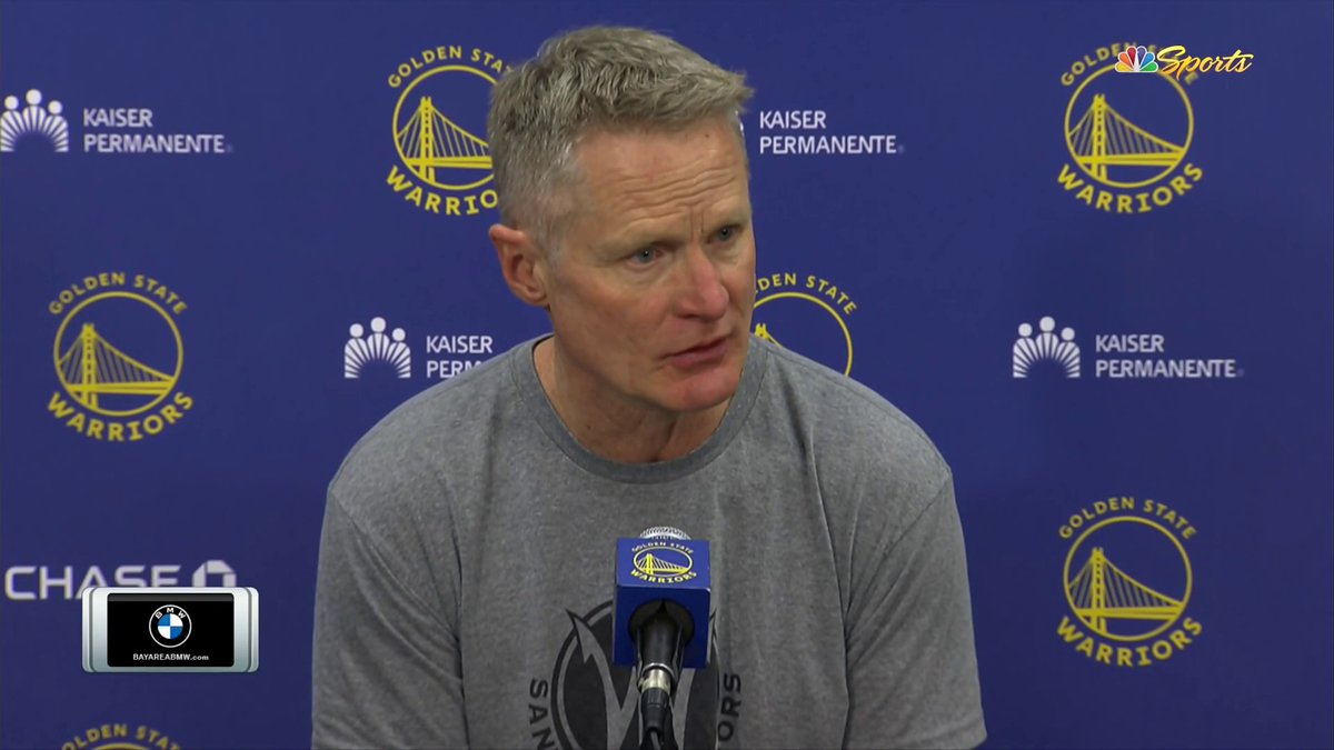 Steve Kerr doesn't believe fatigue played a factor in tonight's loss