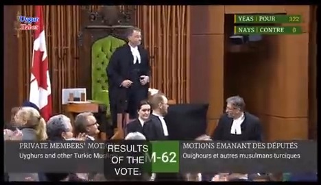 Kanada Parlamentosu, dünyanın çeşitli bölgelerindeki Çin'e iade tehlikesi altında olan 10 bin Uygur'u Kanada'ya yerleştirme kararını oy birliğiyle onayladı.