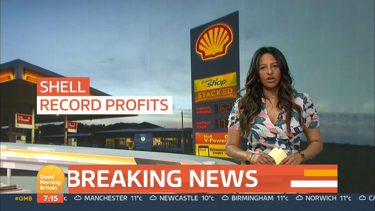 Oil giant Shell announces profits of £32.2bn as the Ukraine war sends energy prices surging. Nick Dixon has the latest on the breaking news.