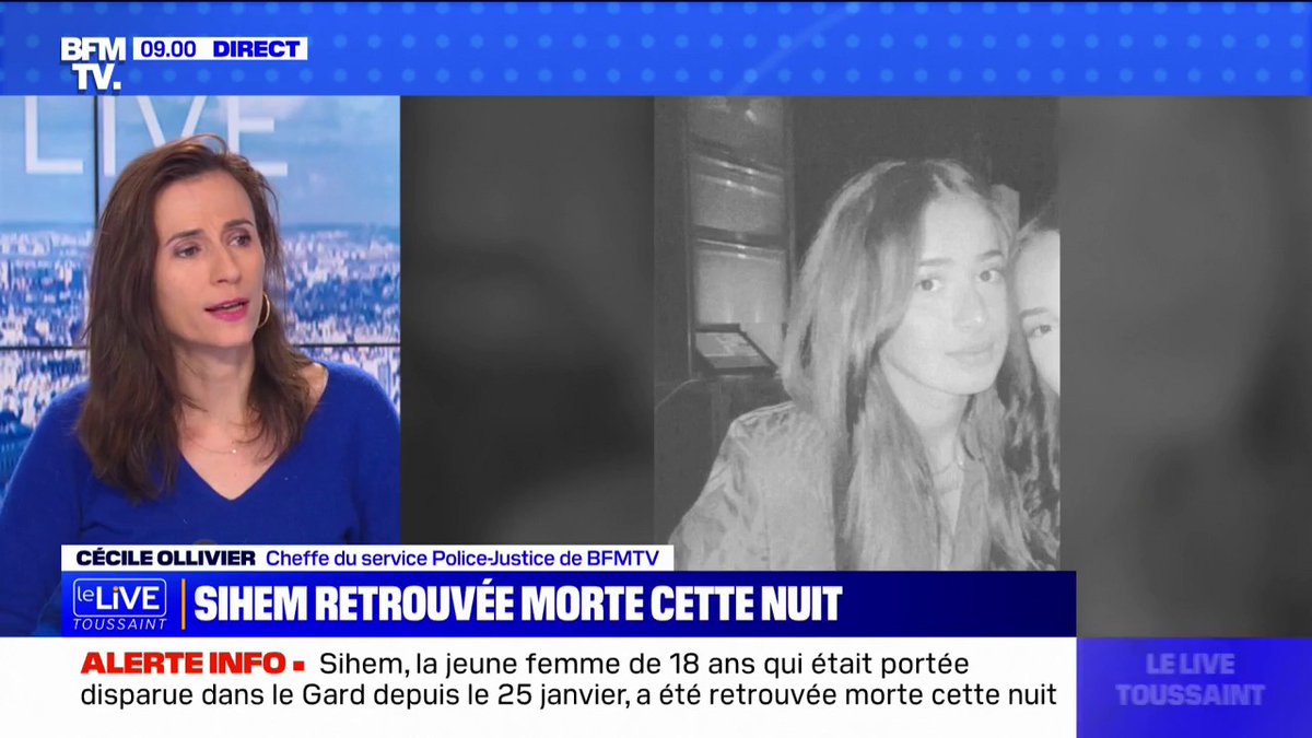🔴 Sihem, la lycéenne de 18 ans, a été retrouvée morte cette nuit dans une forêt du Gard