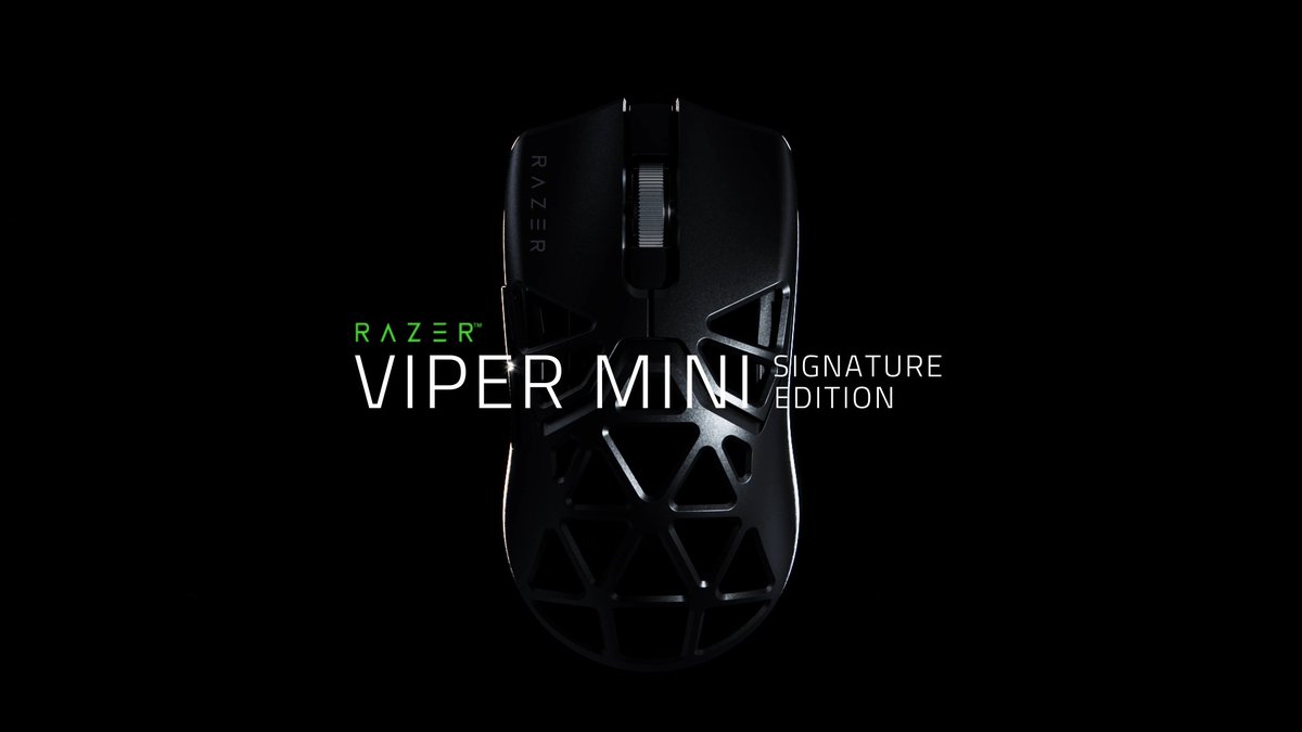 Meet the Razer Viper Mini Signature Edition: the best hyper-lightweight performance gaming mouse. Crafted from high-grade magnesium alloy, arm yourself with a masterpiece that outclasses the competition: Sign up now to be notified of the drop.