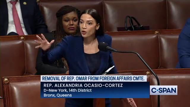 .Rep. Alexandria Ocasio-Cortez Alexandria Ocasio-Cortez defends Rep. Rep. Ilhan Omar Omar: "Don't tell me this is about consistency. Don't tell me that this is about a condemnation of anti-Semitic remarks...This is about targeting women of color in the United States of America."