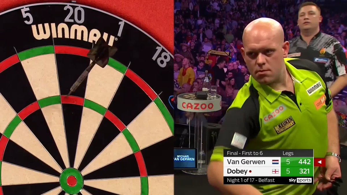 A DREAM DEBUT FOR DOBEY! 🌴 ABSOLUTELY MAJESTIC FROM DOBEY AS HE WINS ON NIGHT ONE WITH A HUGE 160 FINISH! 💥 Chris Dobey tops the Premier League table on the opening night of action, defeating Michael van Gerwen in a deciding leg to clinch the final in STYLE! 🤩